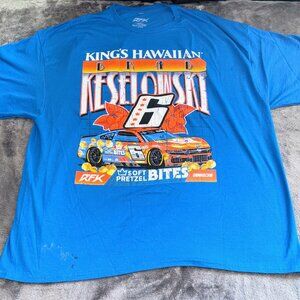 King’s Hawaiian Brad Keselowski NASCAR Tee Size XXXL RFK #6 Car Shirt